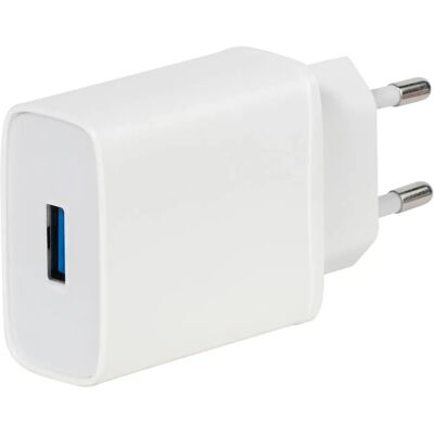 Vivanco Hvit Quick Charge 3.0 USB-A Lader - Smartphone & Tablet Vivanco Hvit Quick Charge 3.0 USB-A Lader - Smartphone & Tablet
