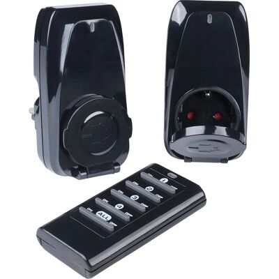 Vivanco Schwarzer Außenstecker - IP44, 25m Reichweite, 1150W Vivanco Schwarzer Außenstecker - IP44, 25m Reichweite, 1150W