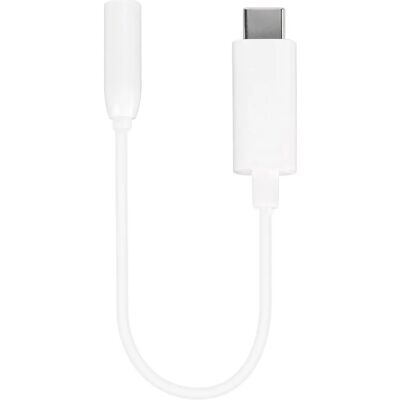 Vivanco AAVVUSBC10W USB-C auf 3,5mm Audio Kabel - Weiß Vivanco AAVVUSBC10W USB-C auf 3,5mm Audio Kabel - Weiß