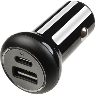 Vivanco Autolaturi - Supersnabb laddning, Kaksi USB, Musta Vivanco Autolaturi - Supersnabb laddning, Kaksi USB, Musta