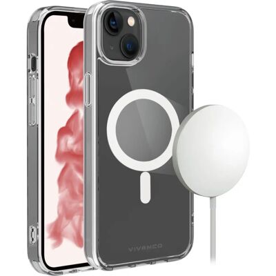 Vivanco iPhone 14 Plus Mag Steady Hülle - Transparentes Smartphone-Cover Vivanco iPhone 14 Plus Mag Steady Hülle - Transparentes Smartphone-Cover