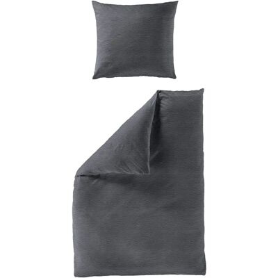 BIERBAUM Modell Chic Uni - Seersucker Bettwäsche-Set - Bettset BIERBAUM Modell Chic Uni - Seersucker Bettwäsche-Set - Bettset