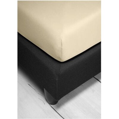 BIERBAUM Jersey Spannbettlaken - 180-200x200-220cm - Beige BIERBAUM Jersey Spannbettlaken - 180-200x200-220cm - Beige