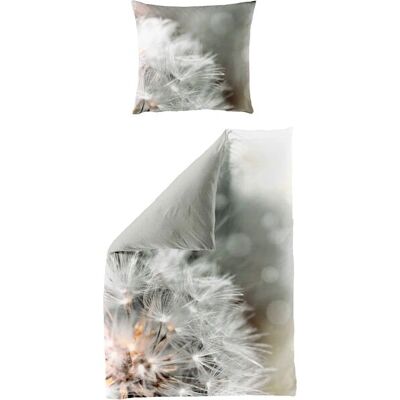 BIERBAUM Pusteblume Bettwäsche-Set - 135x200cm & 80x80cm Mako-Satin BIERBAUM Pusteblume Bettwäsche-Set - 135x200cm & 80x80cm Mako-Satin