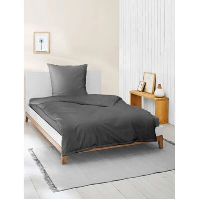 BIERBAUM Elegant uni - Grau - Bettwäsche BIERBAUM Elegant uni - Grau - Bettwäsche