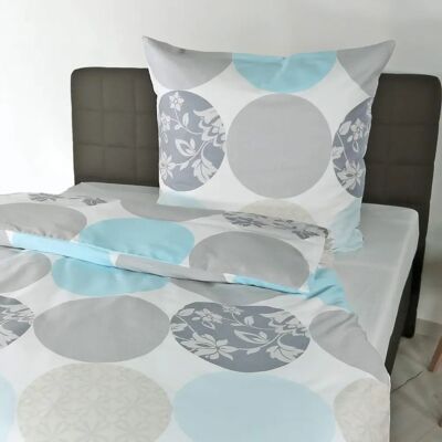 Bierbaum Mako-satin Bedding Set - Turquoise - 155x220 cm - Bedding set Bierbaum Mako-satin Bedding Set - Turquoise - 155x220 cm - Bedding set