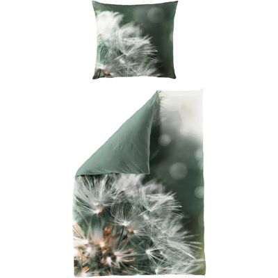 BIERBAUM 5084 Olivgrüne Mako-Satin Bettwäsche - Bettwäsche BIERBAUM 5084 Olivgrüne Mako-Satin Bettwäsche - Bettwäsche