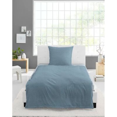 Linge de lit Bierbaum Chic Uni bleu - Linge de lit Linge de lit Bierbaum Chic Uni bleu - Linge de lit