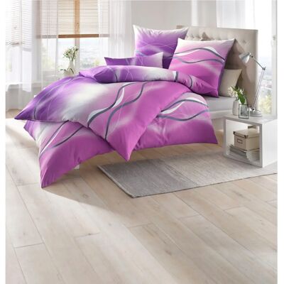 BIERBAUM - WITT-PBK - silbergrau-rosé - 40x80 - Bedding set BIERBAUM - WITT-PBK - silbergrau-rosé - 40x80 - Bedding set