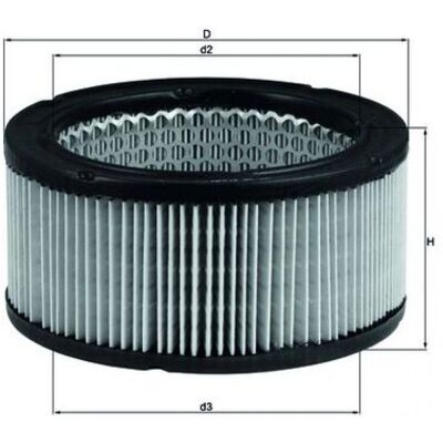MAHLE ORIGINAL LX 213 - Luftfilter MAHLE ORIGINAL LX 213 - Luftfilter