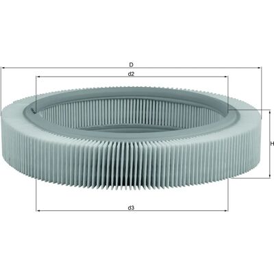 Φίλτρο αέρα MAHLE ORIGINAL LX 209 - Φίλτρο αέρα Φίλτρο αέρα MAHLE ORIGINAL LX 209 - Φίλτρο αέρα