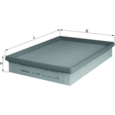 Filtro de aire MAHLE LX 443 - Filtro de cartucho Volvo Ford OEM Filtro de aire MAHLE LX 443 - Filtro de cartucho Volvo Ford OEM