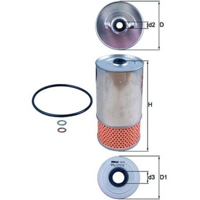 MAHLE ÖLJYFILTER OX 78D - Öljynsuodatin MAHLE ÖLJYFILTER OX 78D - Öljynsuodatin