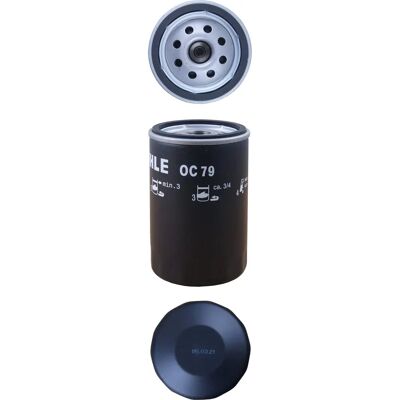 Mahle Ölfilter - 76mm Durchmesser - 119,5mm Höhe - 3/4" Gewinde - Rücklaufsperrventil Mahle Ölfilter - 76mm Durchmesser - 119,5mm Höhe - 3/4" Gewinde - Rücklaufsperrventil