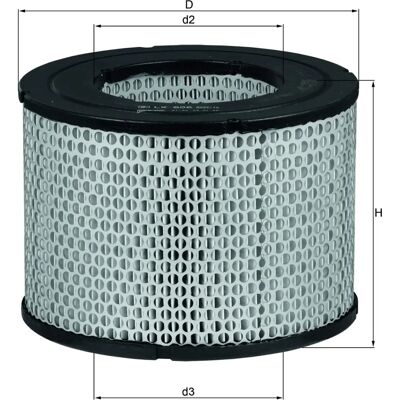MAHLE LX 606 Luftfilter - Luftfilter MAHLE LX 606 Luftfilter - Luftfilter