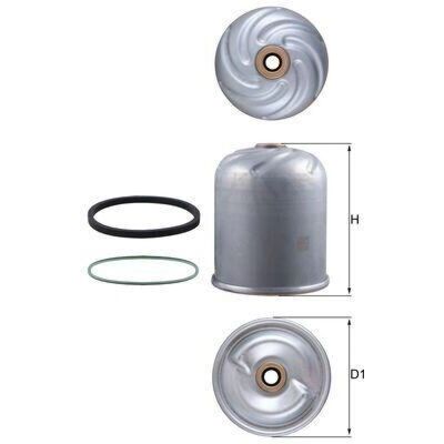 MAHLE ORIGINAL OZ 1D Oliefilter - Centrifuge til Renault Trucks & Mercedes-Benz MAHLE ORIGINAL OZ 1D Oliefilter - Centrifuge til Renault Trucks & Mercedes-Benz
