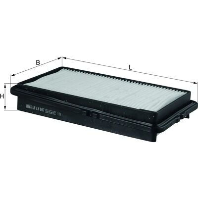 MAHLE LX 667 Φίλτρο αέρα - Φίλτρο αέρα MAHLE LX 667 Φίλτρο αέρα - Φίλτρο αέρα