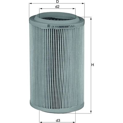 KNECHT LX 915 Luftfilter - Fiat/Alfa Romeo 166/Barchetta KNECHT LX 915 Luftfilter - Fiat/Alfa Romeo 166/Barchetta