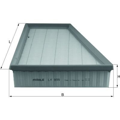 Filtro aria MAHLE LX 998 - Filtro aria Filtro aria MAHLE LX 998 - Filtro aria