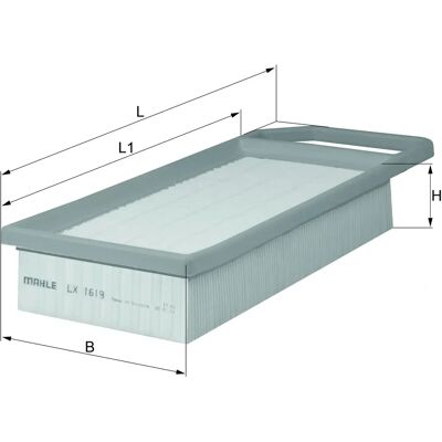 KNECHT Luftfilter LX 1619 - Luftfilter KNECHT Luftfilter LX 1619 - Luftfilter