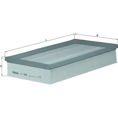 MAHLE LX 1649 - Luftfilter MAHLE LX 1649 - Luftfilter