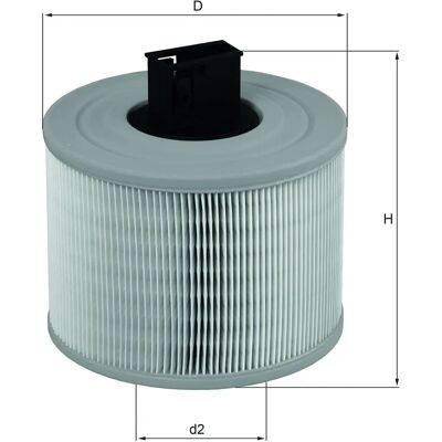 MAHLE LX 1035 - Filtro aria per BMW Serie 3 & 1 MAHLE LX 1035 - Filtro aria per BMW Serie 3 & 1