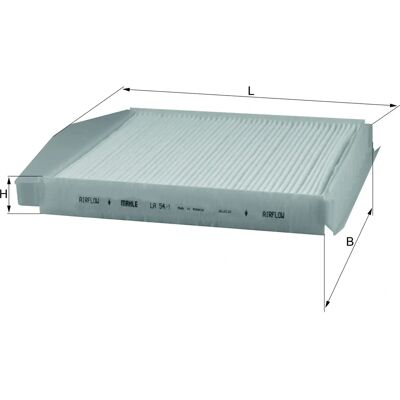 KNECHT LA 54/1 - Luftfilter für Passagierraum KNECHT LA 54/1 - Luftfilter für Passagierraum
