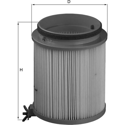 MAHLE LA 48 Passagererum Luftfilter MAHLE LA 48 Passagererum Luftfilter