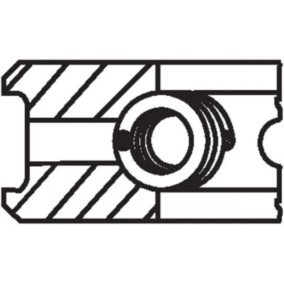Σετ ελασμάτων εμβόλου MAHLE ORIGINAL 021 82 N1 για Renault Volvo Σετ ελασμάτων εμβόλου MAHLE ORIGINAL 021 82 N1 για Renault Volvo