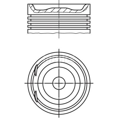 MAHLE BEHR Piston - Cylinder bore 86.0 mm - 54 mm length MAHLE BEHR Piston - Cylinder bore 86.0 mm - 54 mm length