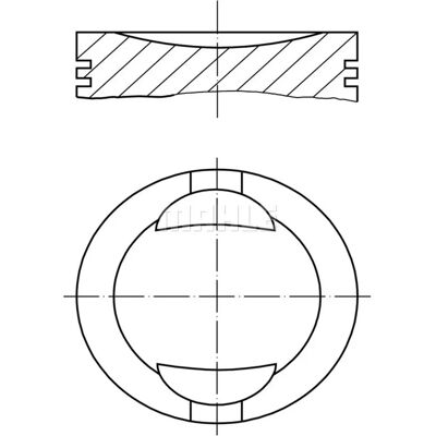 MAHLE Sylinder- og stempel - 009 36 01 - 70,4 mm MAHLE Sylinder- og stempel - 009 36 01 - 70,4 mm