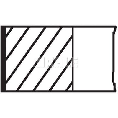 MAHLE 011 08 N1 Pistonringssæt MAHLE 011 08 N1 Pistonringssæt
