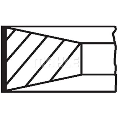 MAHLE 021 84 N0 Pistonringe Sæt - Piston Ring Set MAHLE 021 84 N0 Pistonringe Sæt - Piston Ring Set
