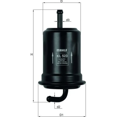 Knecht KL 523 Kraftstofffilter - Leitungs- und Kraftstofffilter für Grand Vitara I Knecht KL 523 Kraftstofffilter - Leitungs- und Kraftstofffilter für Grand Vitara I