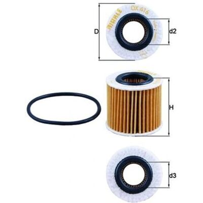 Mahle Knecht Ölfilter - Ölfilter für Lexus, Toyota, Lotus Mahle Knecht Ölfilter - Ölfilter für Lexus, Toyota, Lotus