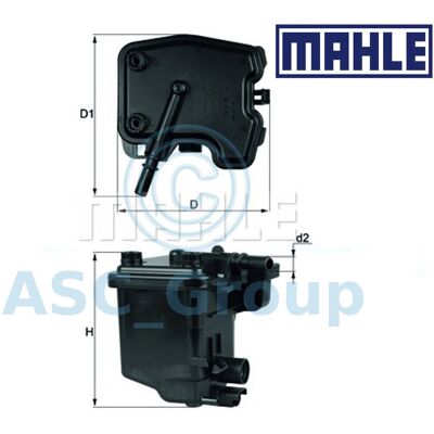 KNECHT Filtro de combustible KL 431D - Filtro de combustible KNECHT Filtro de combustible KL 431D - Filtro de combustible