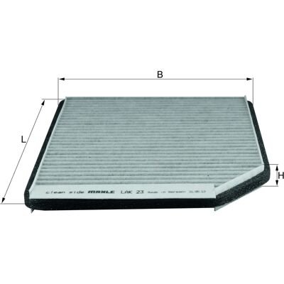 MAHLE ORIGINAL LAK 23 - Φίλτρο καμπίνας MAHLE ORIGINAL LAK 23 - Φίλτρο καμπίνας