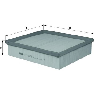 MAHLE LX 3471 Luftfilter - Luftfilter MAHLE LX 3471 Luftfilter - Luftfilter