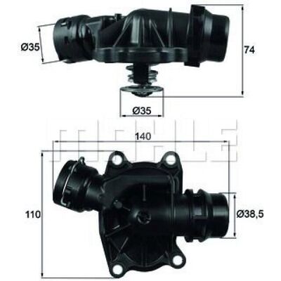 MAHLE TI 233 88 Thermostat - Temperatur 88°C MAHLE TI 233 88 Thermostat - Temperatur 88°C