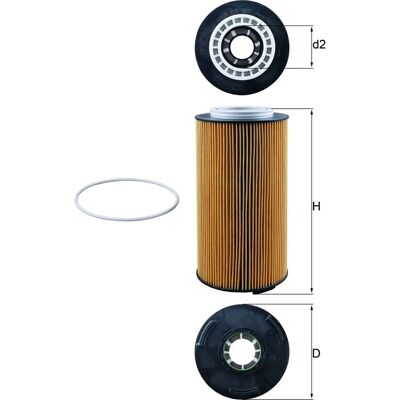 Filtr oleju Mahle - Modele 51055010011, 51055010018, 51055040118 - Filtr oleju silnikowego Filtr oleju Mahle - Modele 51055010011, 51055010018, 51055040118 - Filtr oleju silnikowego