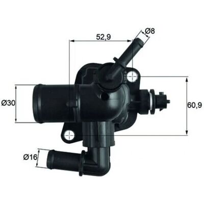 MAHLE Modell TI 251 88D Wasserthermostat - Thermostat MAHLE Modell TI 251 88D Wasserthermostat - Thermostat