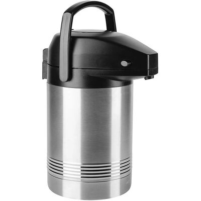 Emsa President Vacuum Flask - 2L, Stainless Steel, Black Emsa President Vacuum Flask - 2L, Stainless Steel, Black