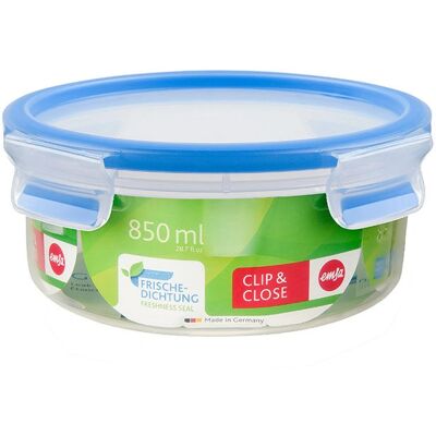 EMSA Marca Modello 508552 Contenitore alimentare - Ciotola rotonda - 0,85L - Trasparente EMSA Marca Modello 508552 Contenitore alimentare - Ciotola rotonda - 0,85L - Trasparente