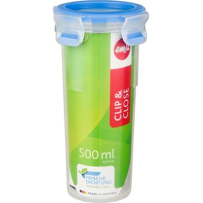 Boîte de conservation EMSA 508554 - 0,5L Bleu, Transparent - Lot de 3 - Publicité Boîte de conservation EMSA 508554 - 0,5L Bleu, Transparent - Lot de 3 - Publicité
