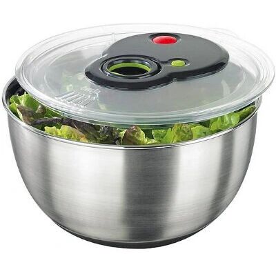 EMSA Stainless Steel Food Mill - 4.5L Turbo Salad Spinner EMSA Stainless Steel Food Mill - 4.5L Turbo Salad Spinner