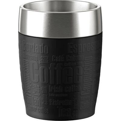 Caneca de viagem EMSA 514514 - Isolada, 0,2L, Preto Caneca de viagem EMSA 514514 - Isolada, 0,2L, Preto