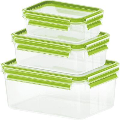Emsa 515585 Voedselopslagcontainer Set - 3 Stuks Emsa 515585 Voedselopslagcontainer Set - 3 Stuks