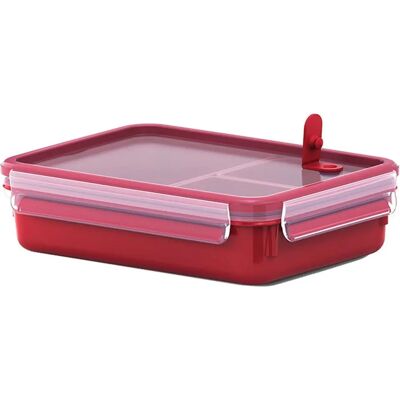EMSA 517775 Lebensmittelbehälter - 1,2 l, Rot, Mikrowellenfest EMSA 517775 Lebensmittelbehälter - 1,2 l, Rot, Mikrowellenfest