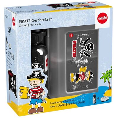 EMSA 518136 Barns Drinkflaska och Lunchbox - BPA Fri, 0.4L, Svart EMSA 518136 Barns Drinkflaska och Lunchbox - BPA Fri, 0.4L, Svart