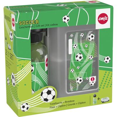 EMSA 518140 Grünes Tritan-Kind Trinkflaschen- und Lunchbox-Set EMSA 518140 Grünes Tritan-Kind Trinkflaschen- und Lunchbox-Set